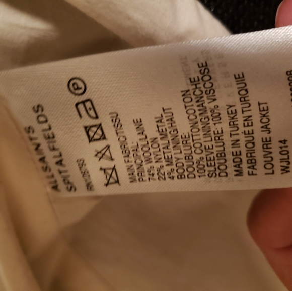 All Saints Tailored Louvre Jacket - Picture 12 of 12